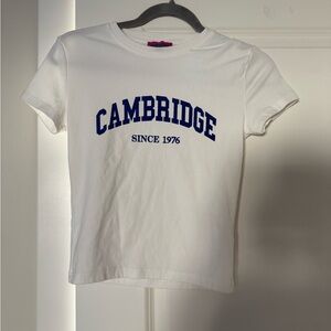 Edikted Cambridge White T-Shirt